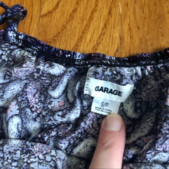 Garage Feather Pattern Romper - Picture 3 of 5